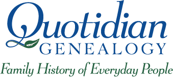 Quotidian Genealogy logo
